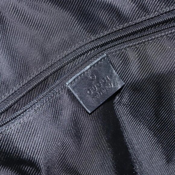 GUCCI GG Canvas Shoulder Bag Black Gold 001 42870 Auth 144271 - Picture 13 of 16